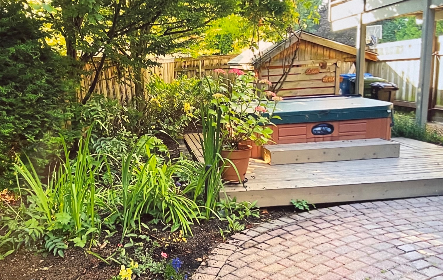 Hot Tub Deck Integration