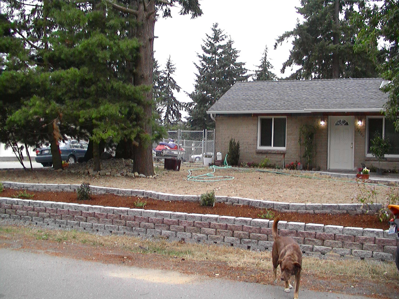 Finished Retaining Wall